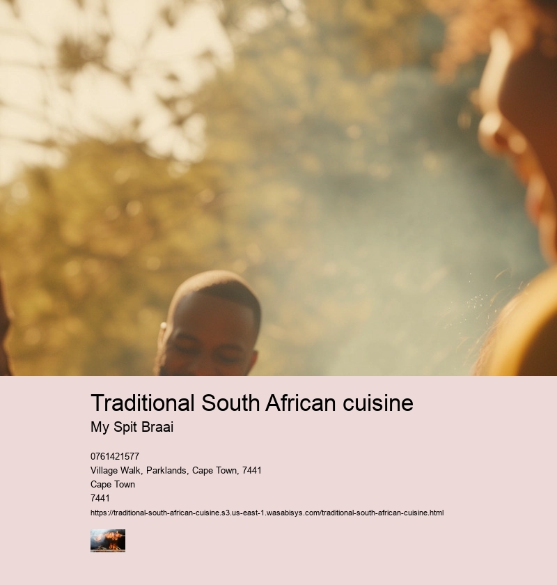 Traditional South African cuisine